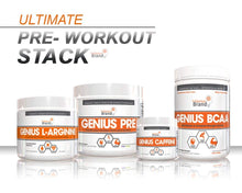 GENIUS CAFFEINE – Extended Release Microencapsulated Caffeine Pills, All Natural Non-Crash Sustained Energy & Focus Supplement –Preworkout & Nootropic Brain Booster For Men & Women,100 veggie capsules